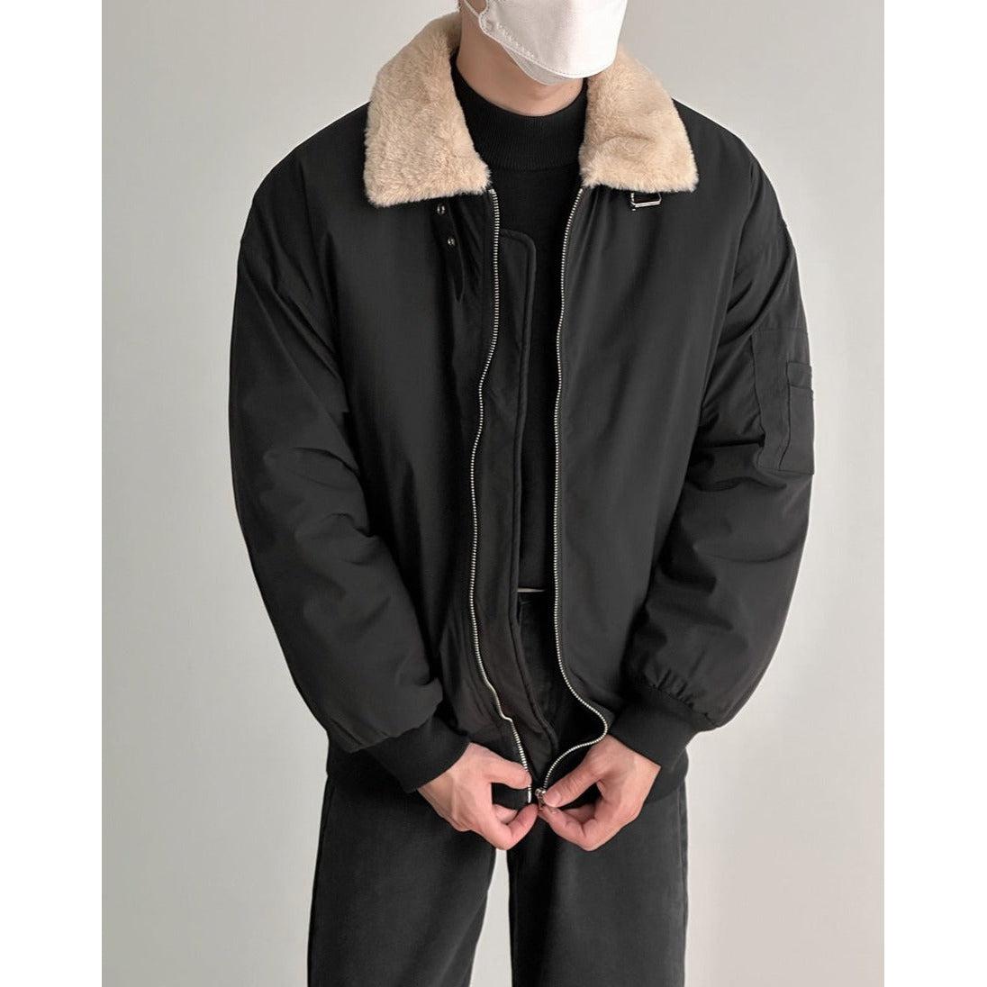 Zhou Belt Buckle Design Jacket-korean-fashion-Jacket-Zhou's Closet-OH Garments