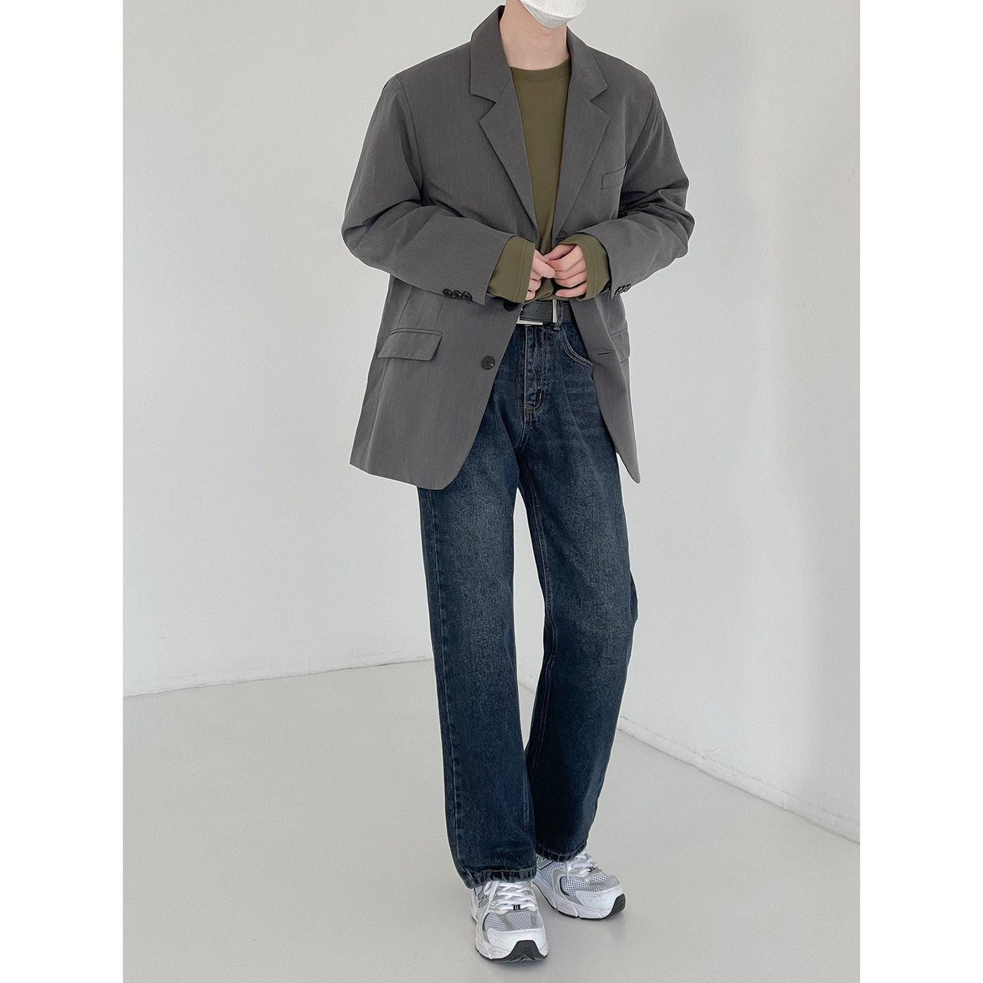 Zhou Bleach Washed Straight Leg Jeans-korean-fashion-Jeans-Zhou's Closet-OH Garments
