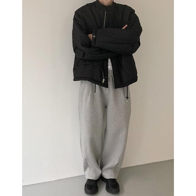 Zhou Bottom Cinched Sweatpants-korean-fashion-Pants-Zhou's Closet-OH Garments