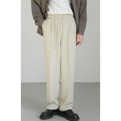 Zhou Casual Drawstring Gartered Pants-korean-fashion-Pants-Zhou's Closet-OH Garments