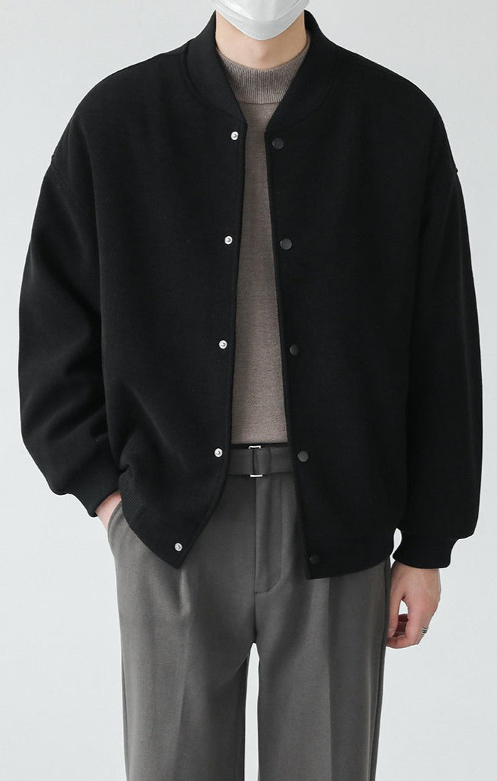 Zhou Casual Snap Button Jacket-korean-fashion-Jacket-Zhou's Closet-OH Garments
