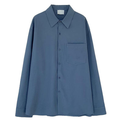 Zhou Classic Front Pocket Shirt-korean-fashion-Shirt-Zhou's Closet-OH Garments