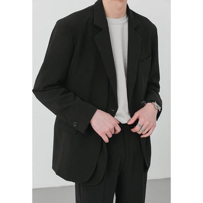 Zhou Classic Minimal Layer Blazer-korean-fashion-Blazer-Zhou's Closet-OH Garments