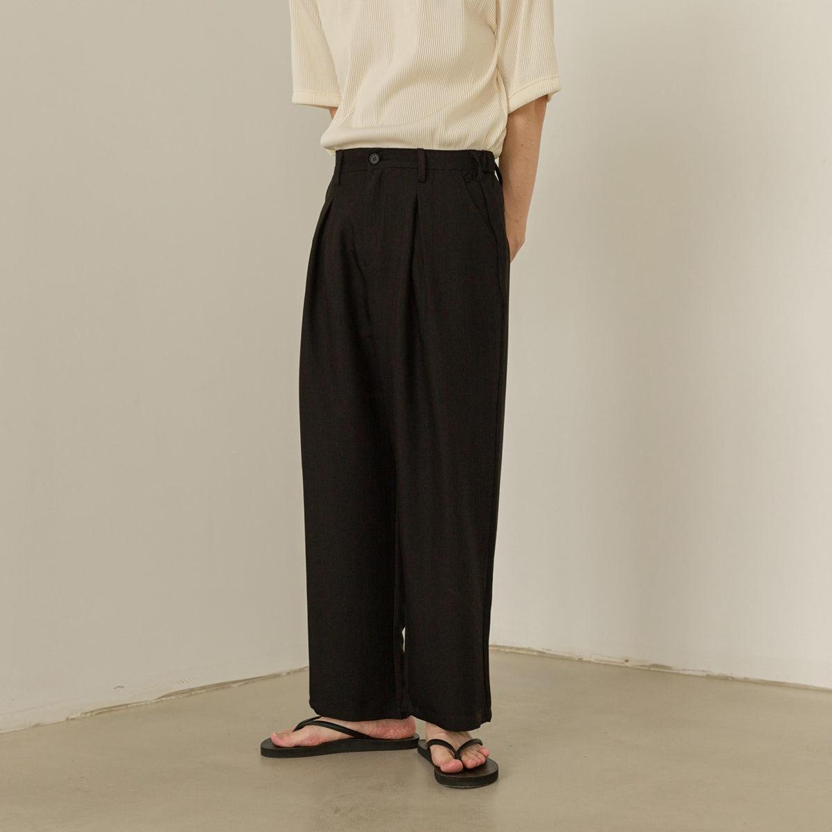 Zhou Classic Wide Leg Pants-korean-fashion-Pants-Zhou's Closet-OH Garments