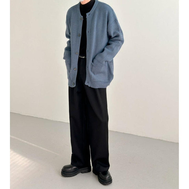 Zhou English Pattern Knit Cardigan