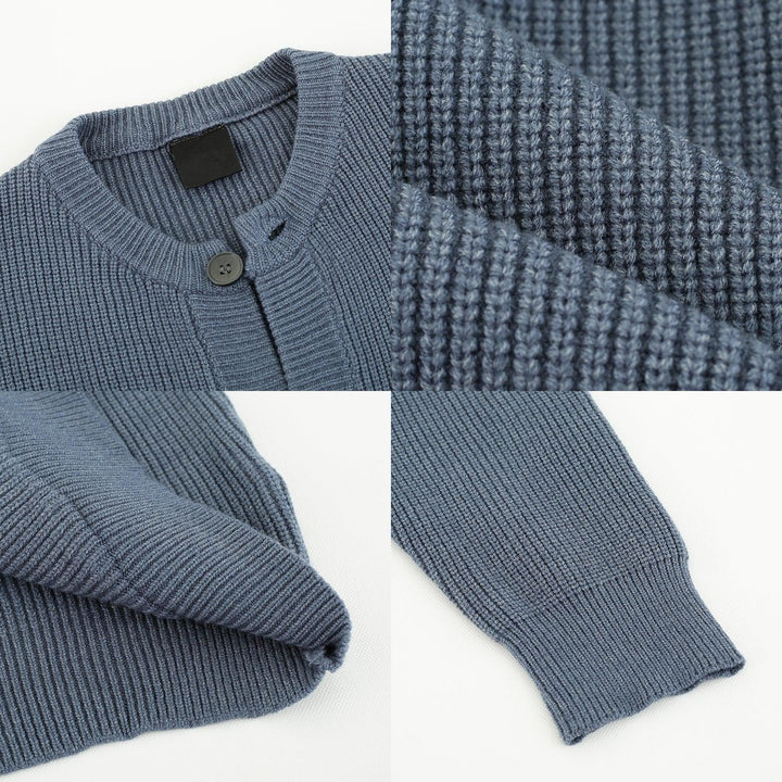 ジャケットその他 IONSEOUL Loose Fit Cardigan Zhou English Pattern Knit Cardigan