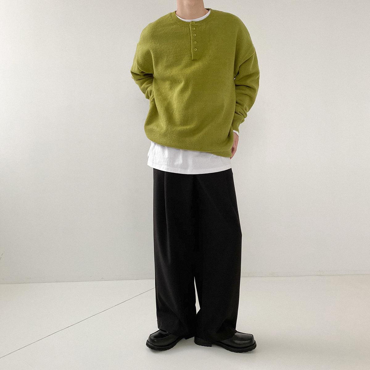 Zhou Essential Buttons Up Sweater-korean-fashion-Sweater-Zhou's Closet-OH Garments