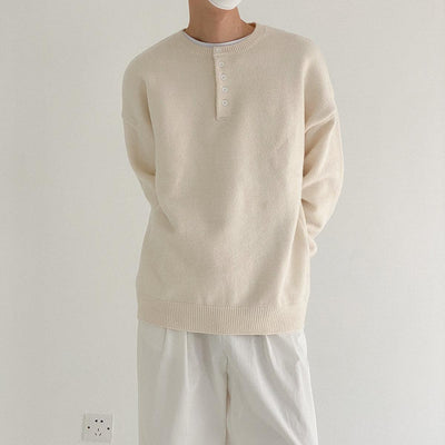 Zhou Essential Buttons Up Sweater-korean-fashion-Sweater-Zhou's Closet-OH Garments