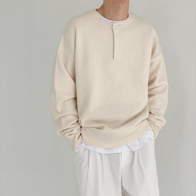 Zhou Essential Buttons Up Sweater-korean-fashion-Sweater-Zhou's Closet-OH Garments