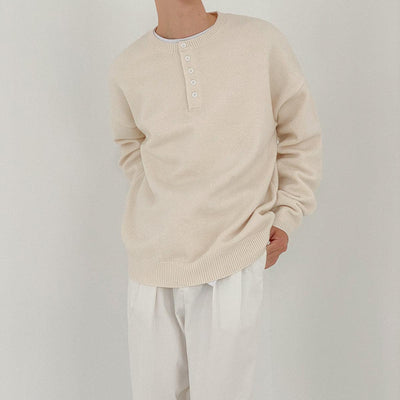 Zhou Essential Buttons Up Sweater-korean-fashion-Sweater-Zhou's Closet-OH Garments