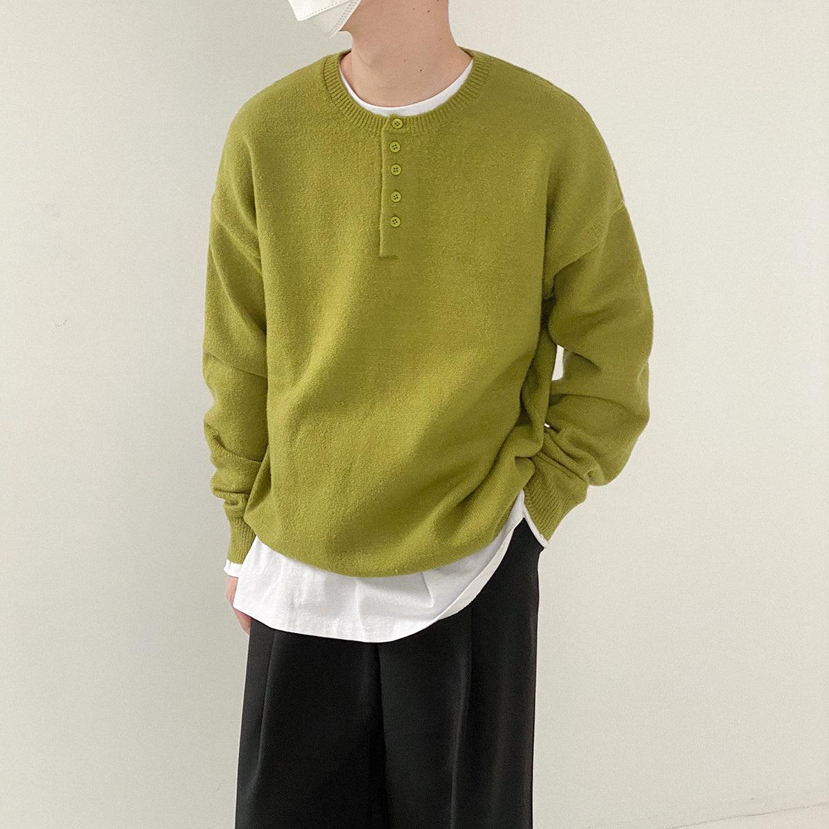 Zhou Essential Buttons Up Sweater-korean-fashion-Sweater-Zhou's Closet-OH Garments