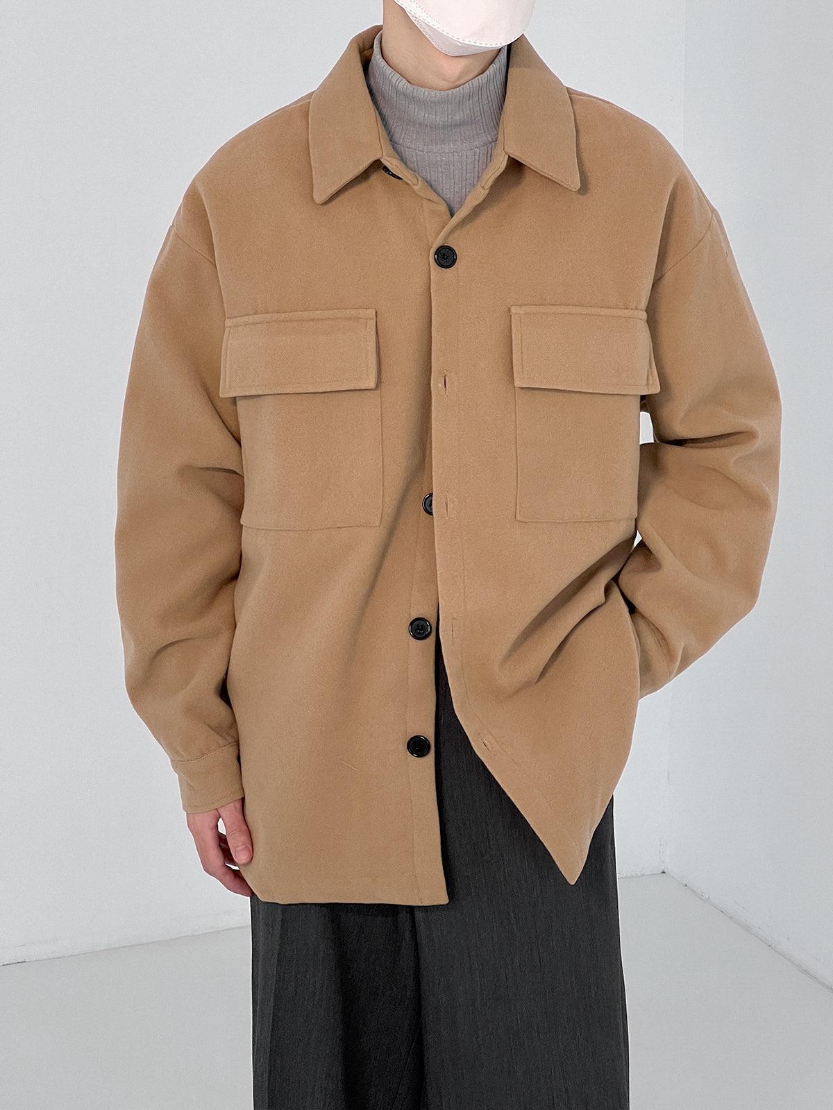 Zhou Essential Flap Pockets Jacket-korean-fashion-Jacket-Zhou's Closet-OH Garments