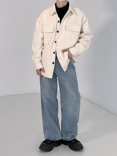 Zhou Essential Flap Pockets Jacket-korean-fashion-Jacket-Zhou's Closet-OH Garments
