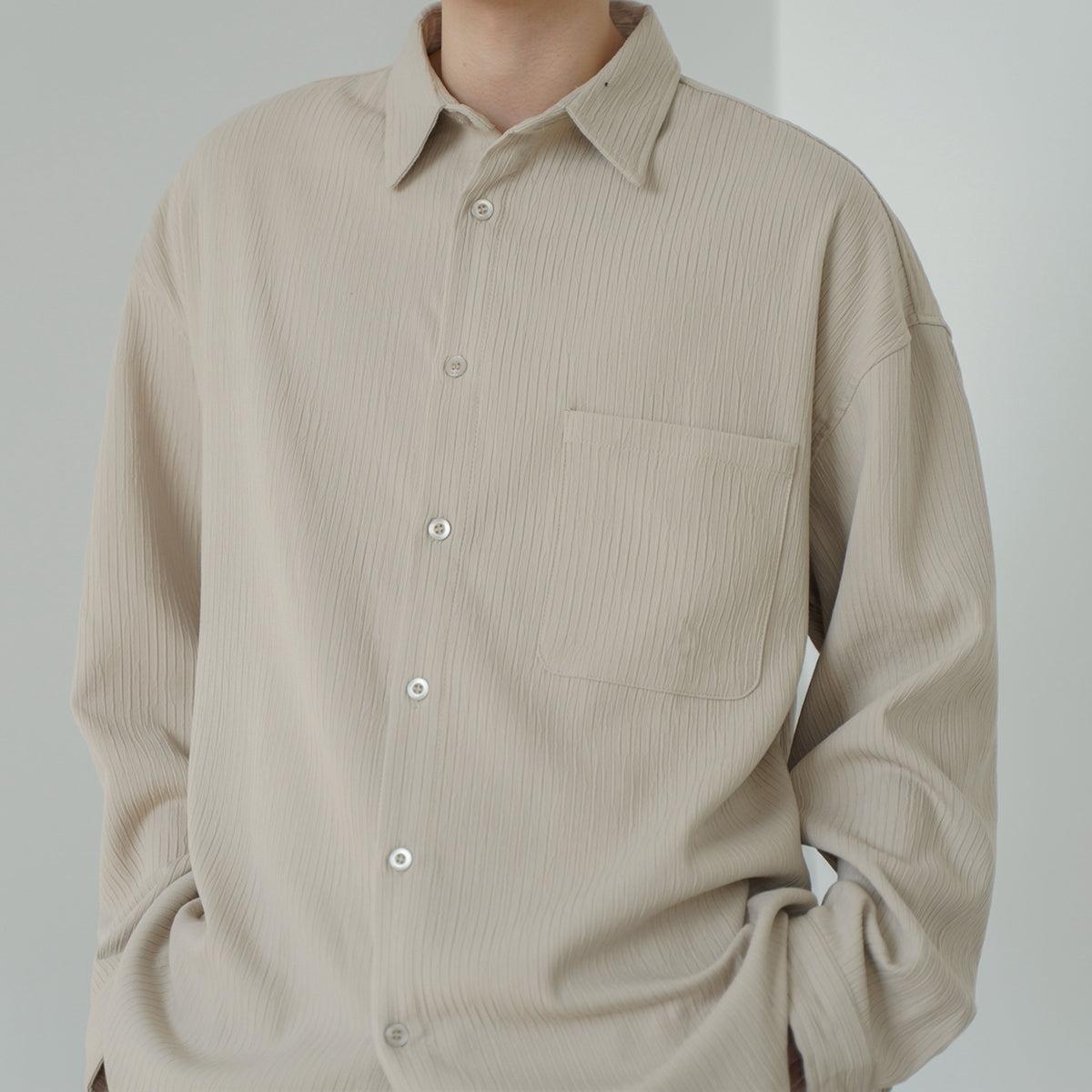 Zhou Essential Front Pocket Shirt-korean-fashion-Shirt-Zhou's Closet-OH Garments