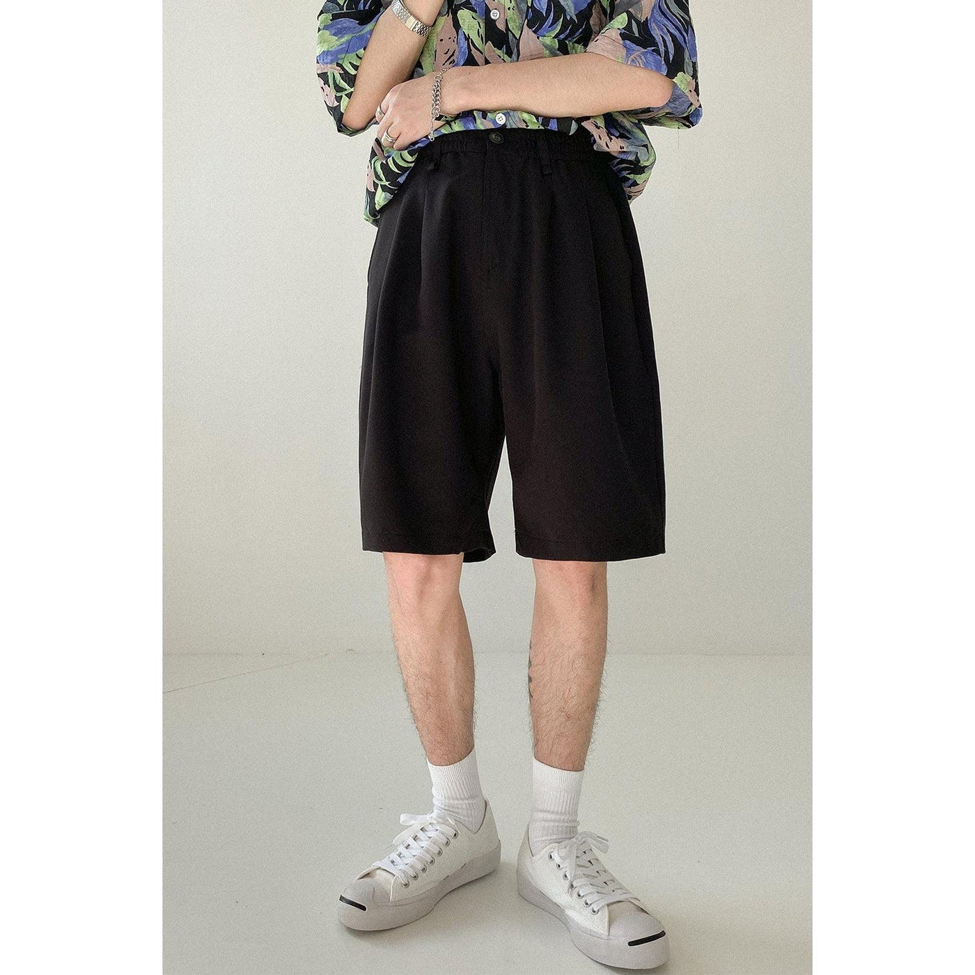 Zhou Essential High Waist Shorts-korean-fashion-Shorts-Zhou's Closet-OH Garments