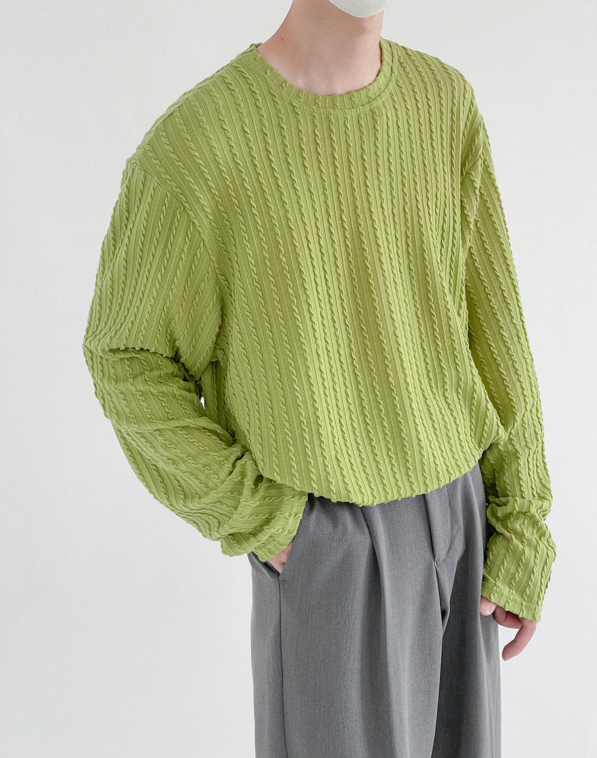 Zhou Essential Knitted Long Sleeve T-Shirt-korean-fashion-T-Shirt-Zhou's Closet-OH Garments