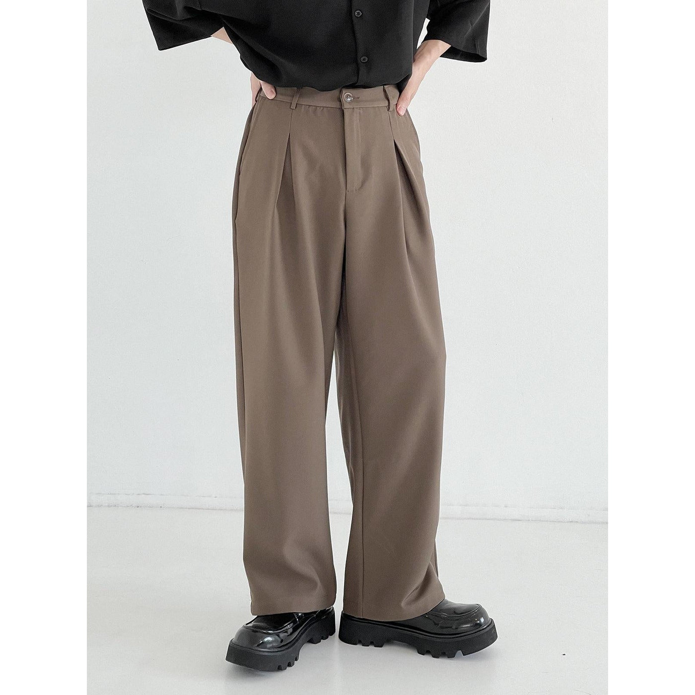 Zhou Essential One-Block Pants-korean-fashion-Pants-Zhou's Closet-OH Garments