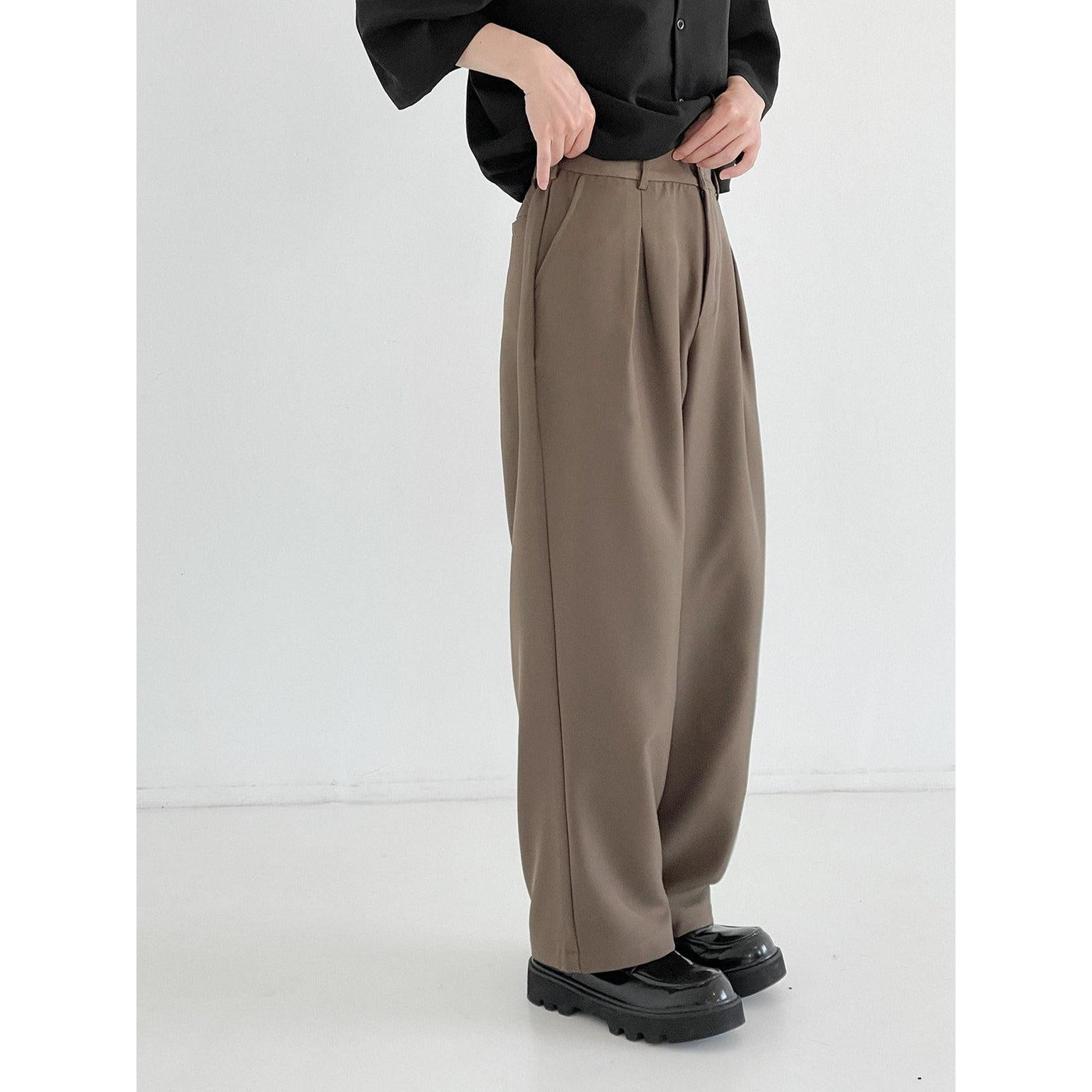 Zhou Essential One-Block Pants-korean-fashion-Pants-Zhou's Closet-OH Garments