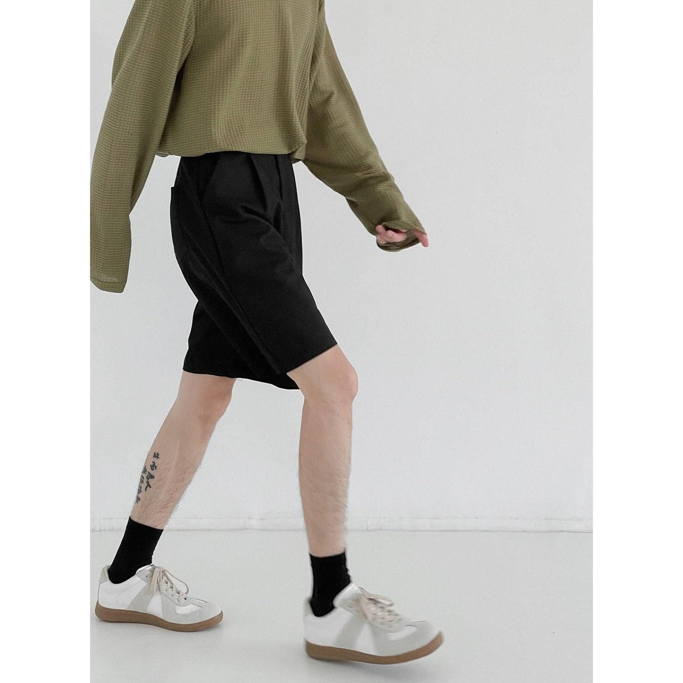 Zhou Essential Pleated Shorts-korean-fashion-Shorts-Zhou's Closet-OH Garments