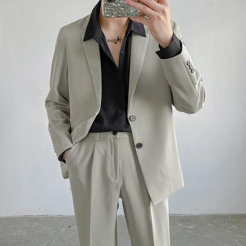 Zhou Essential Regular Fit Blazer-korean-fashion-Blazer-Zhou's Closet-OH Garments