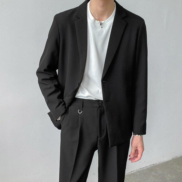 Zhou Essential Regular Fit Blazer-korean-fashion-Blazer-Zhou's Closet-OH Garments