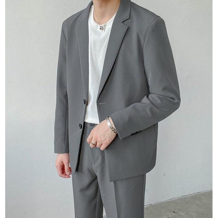 Zhou Essential Regular Fit Blazer-korean-fashion-Blazer-Zhou's Closet-OH Garments
