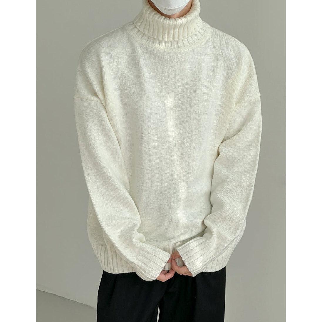 Zhou Essential Ribbed Knit Turtleneck-korean-fashion-Turtleneck-Zhou's Closet-OH Garments