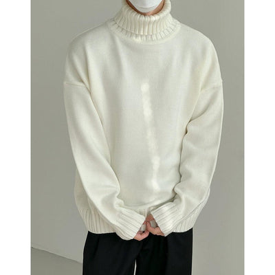 Zhou Essential Ribbed Knit Turtleneck-korean-fashion-Turtleneck-Zhou's Closet-OH Garments