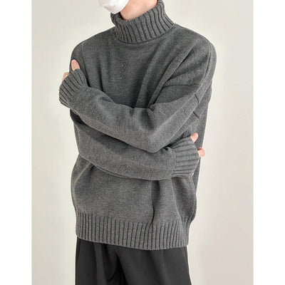 Zhou Essential Ribbed Knit Turtleneck-korean-fashion-Turtleneck-Zhou's Closet-OH Garments