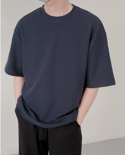 Zhou Essential Seoul Roundneck T-Shirt-korean-fashion-T-Shirt-Zhou's Closet-OH Garments