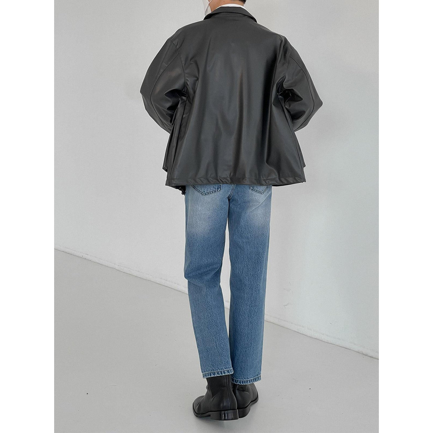 Zhou Essential Smooth Zip-up Jacket-korean-fashion-Jacket-Zhou's Closet-OH Garments