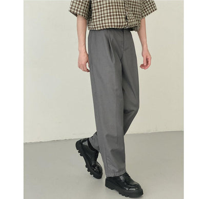 Zhou Essential Tokyo Relaxed Fit Pants-korean-fashion-Pants-Zhou's Closet-OH Garments