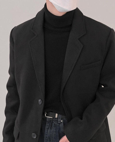 Zhou Essential Velvet Blazer-korean-fashion-Blazer-Zhou's Closet-OH Garments