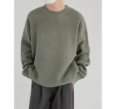 Zhou Essential Vertical Textured Sweater-korean-fashion-Sweater-Zhou's Closet-OH Garments