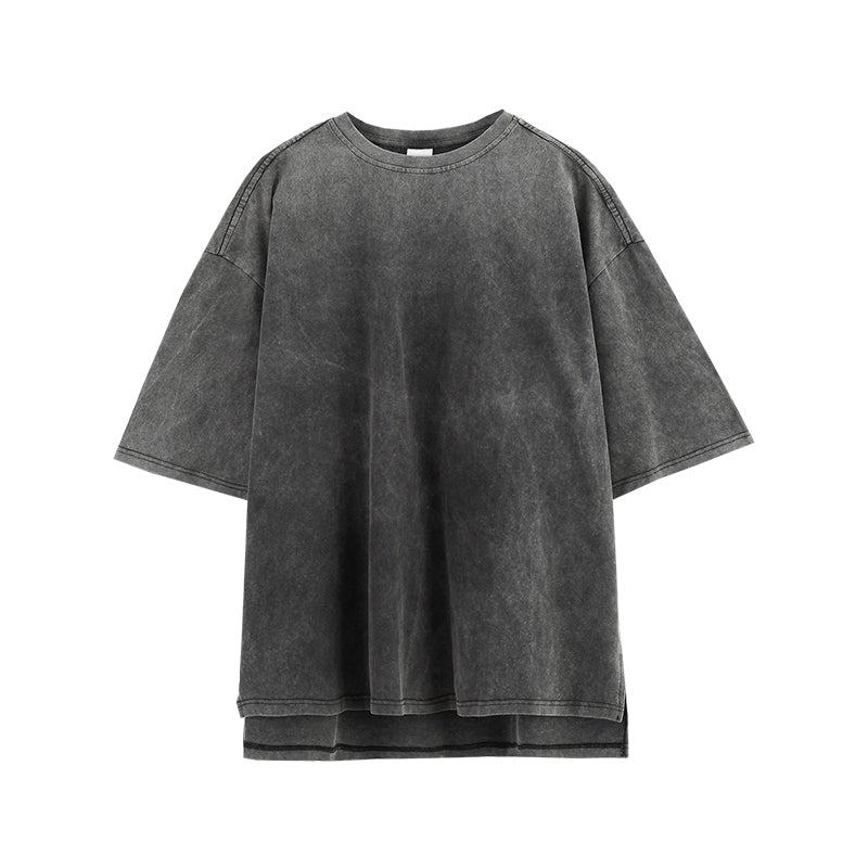 Zhou Essential Washed T-Shirt-korean-fashion-T-Shirt-Zhou's Closet-OH Garments