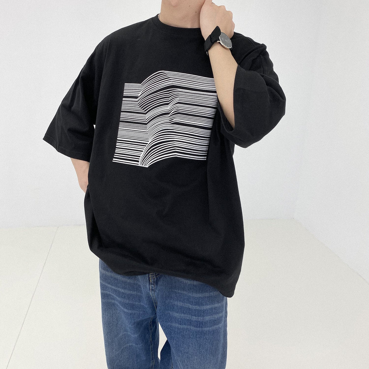 Zhou Illusions T-Shirt-korean-fashion-T-Shirt-Zhou's Closet-OH Garments