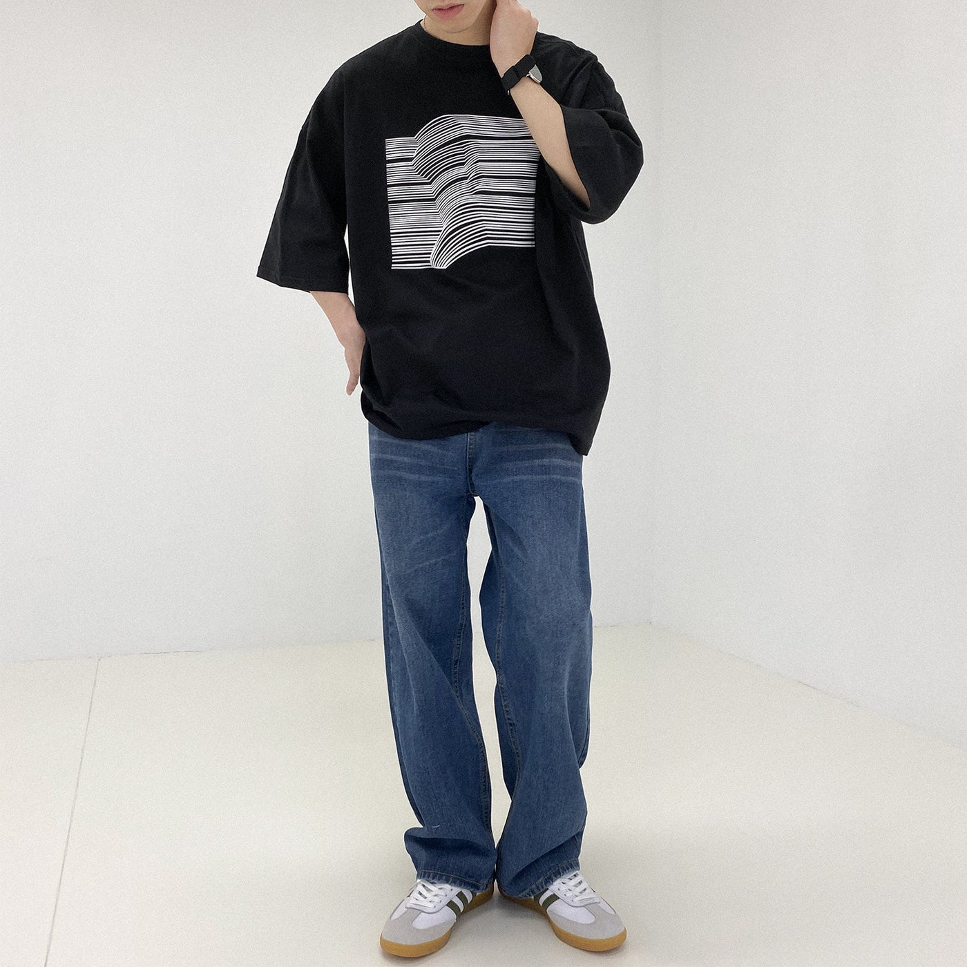 Zhou Illusions T-Shirt-korean-fashion-T-Shirt-Zhou's Closet-OH Garments