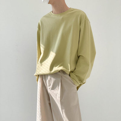 Zhou Light Long Sleeve T-Shirt-korean-fashion-T-Shirt-Zhou's Closet-OH Garments