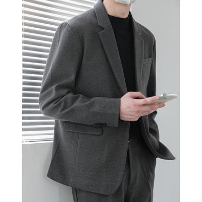 Zhou Office Regular Fit Blazer-korean-fashion-Blazer-Zhou's Closet-OH Garments