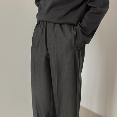 Zhou Office Wide Leg Trousers-korean-fashion-Pants-Zhou's Closet-OH Garments