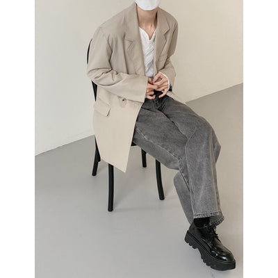 Zhou One Button Blazer-korean-fashion-Blazer-Zhou's Closet-OH Garments