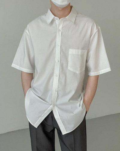 Zhou Rangoon Regular Fit Shirt-korean-fashion-Shirt-Zhou's Closet-OH Garments