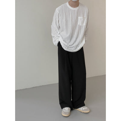 Zhou Sheer Long Sleeve T-Shirt-korean-fashion-T-Shirt-Zhou's Closet-OH Garments