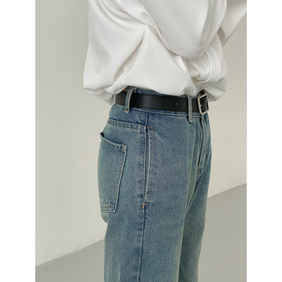 Zhou Side Slit Detail Jeans-korean-fashion-Jeans-Zhou's Closet-OH Garments