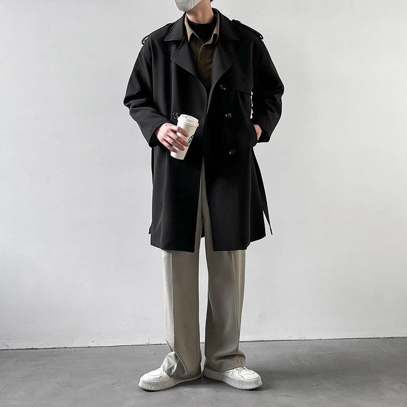 Zhou Vintage Regular Fit Overcoat-korean-fashion-Long Coat-Zhou's Closet-OH Garments